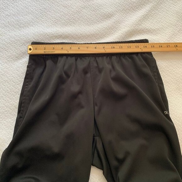 DSG men's black pull on elastic waist workout athletic sweatpants pants - Picture 7 of 9